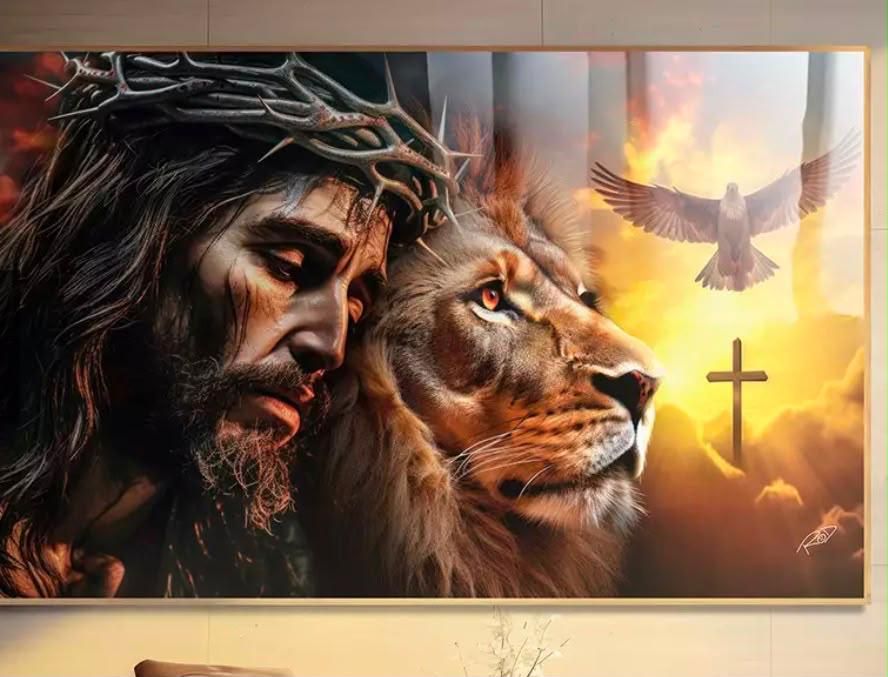 Quadro Decorativo Leão de Judá