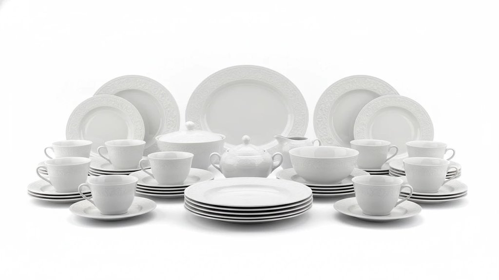 Jogo de jantar em porcelana